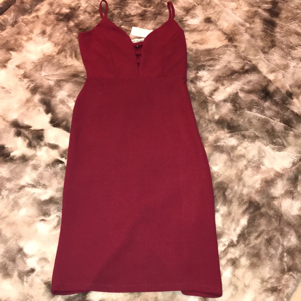 Red holiday dress